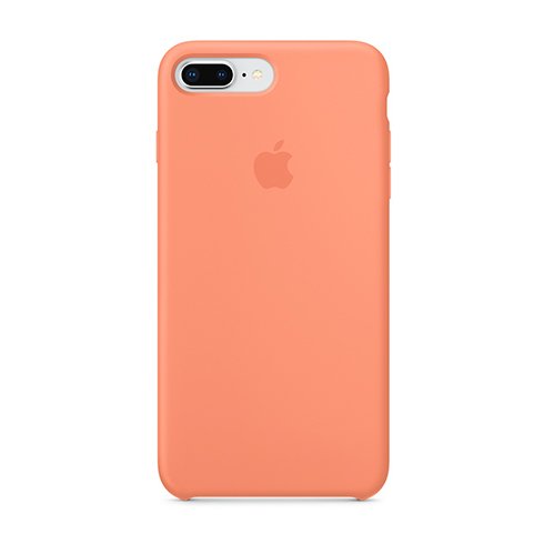Apple iPhone 8 Plus / 7 Plus Silicone Case - Peach