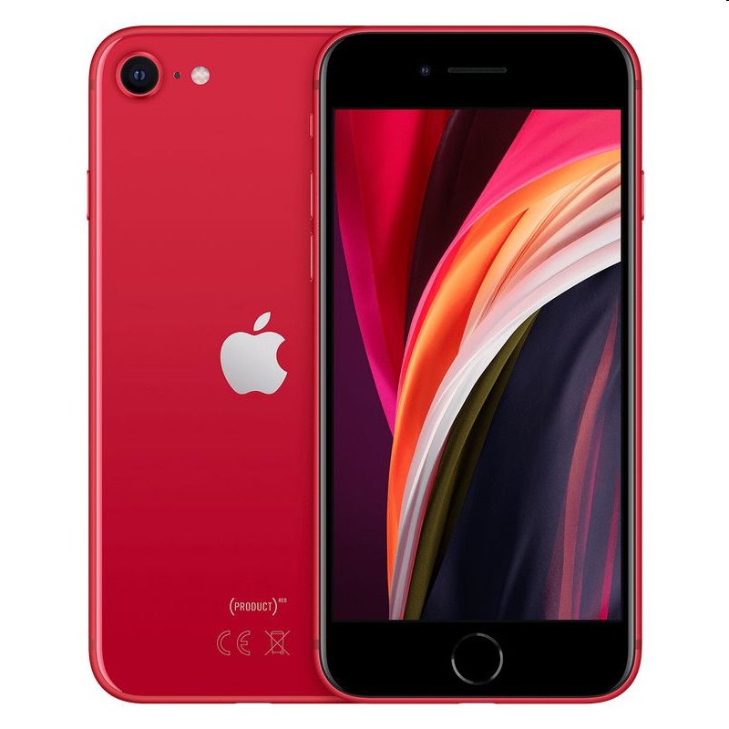 Apple iPhone SE (2020) 128GB, red, C osztály - használt, 12 hónap garancia