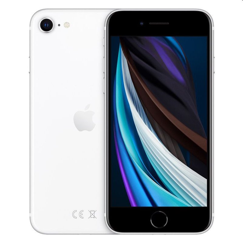 Apple iPhone SE (2020) 128GB | White - új termék, bontatlan csomagolás (adapter és fülhallgató nélküli csomag)