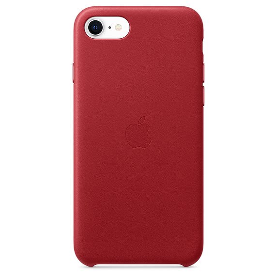 Apple iPhone SE Leather Case - (PRODUCT)RED