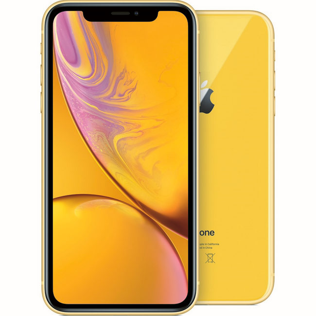 iPhone XR, 128GB, sárga