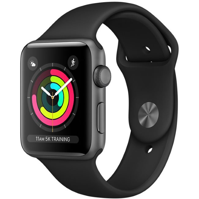 Apple Watch Series 3 GPS, 38mm | Space Grey, B osztály - használt, 12 hónap garancia Apple Watch Series 3 GPS, 38mm | Space Grey, B osztály - használt, 12 hónap garancia