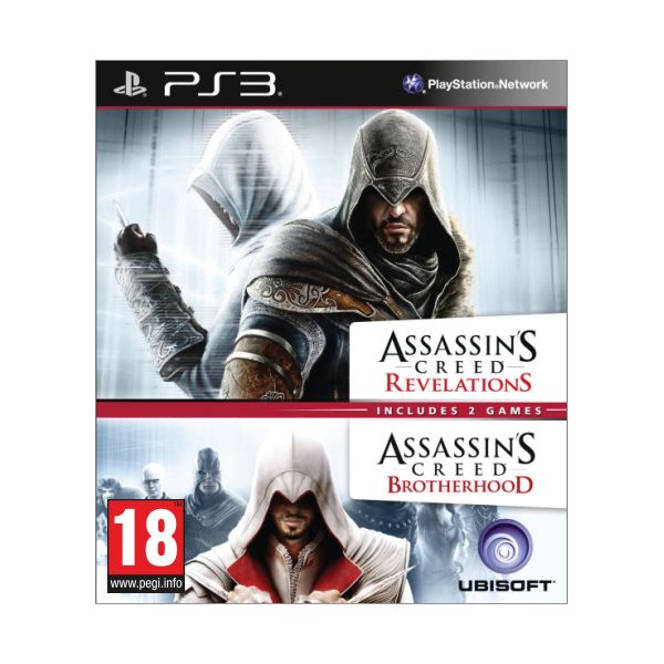 Assassin’s Creed: Brotherhood + Assassin’s Creed: Revelations [PS3] - BAZÁR (használt termék)