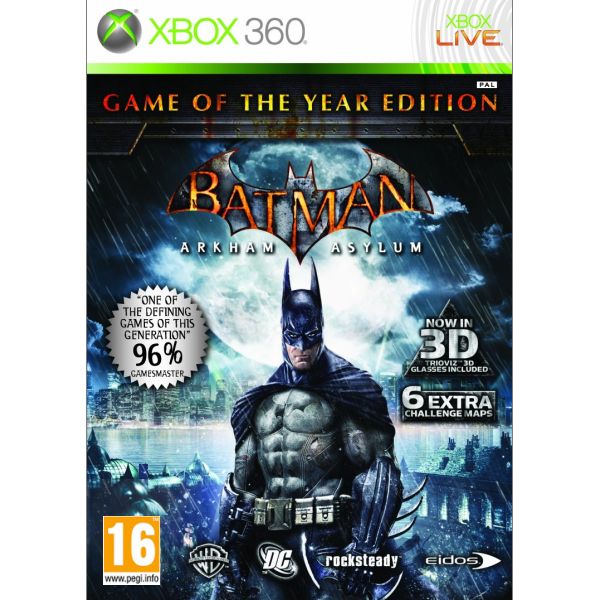 Batman: Arkham Asylum (Game of the Year Kiadás) [XBOX 360] - BAZÁR (használt termék)