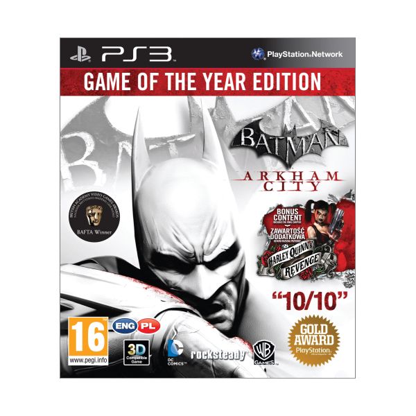 Batman: Arkham City (Game of the Year Edition) [PS3] - BAZÁR (használt termék)