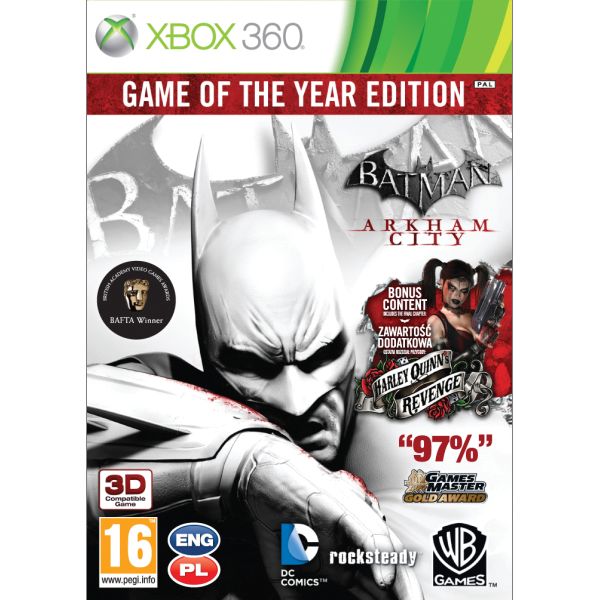 Batman: Arkham City (Game of the Year Kiadás) [XBOX 360] - BAZÁR (használt)