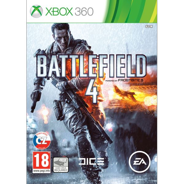 Battlefield 4 CZ - XBOX 360- BAZÁR (Használt áru)