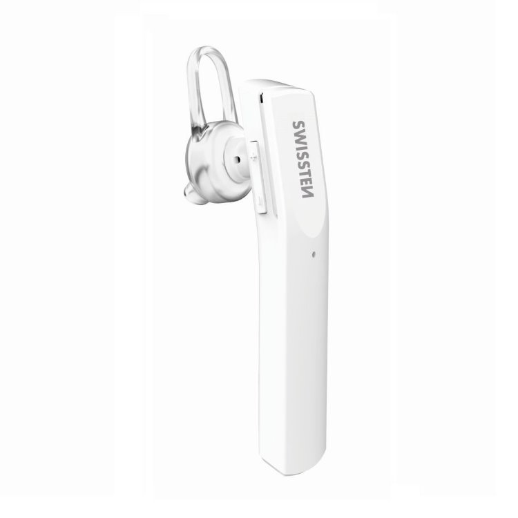 Bluetooth mono Fejhallgató Swissten UltraLight UL-9, fehér