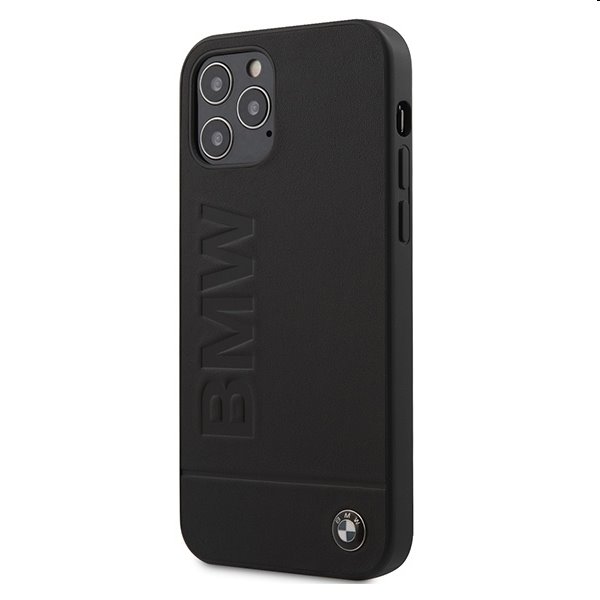 BMW Leather Hot Stamp Tok iPhone 12/12 Pro, Black BMW Leather Hot Stamp Tok iPhone 12/12 Pro, Black