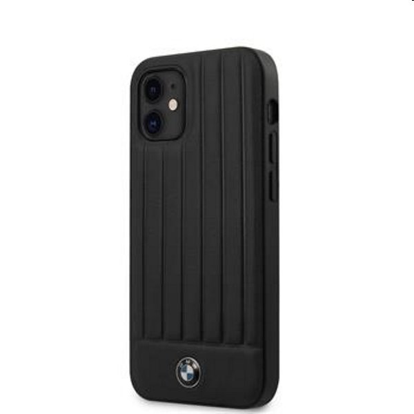 BMW Leather Hot Stamp Vertical Lines Tok iPhone 12 mini, Black BMW Leather Hot Stamp Vertical Lines Tok iPhone 12 mini, Black