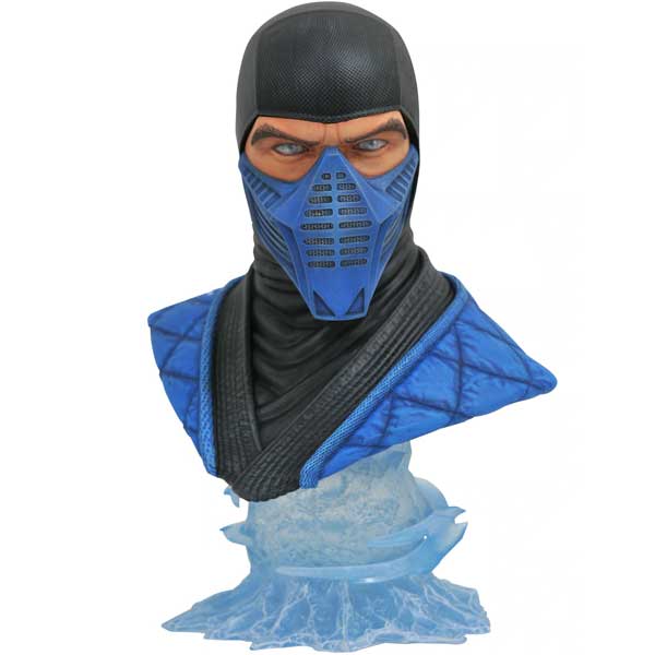 Busta Legends in 3D Video Game Mortal Kombat Sub Zero 1/2 Scale Bust