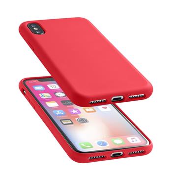 CellularLine SENSATION szilikon védőtok Apple iPhone X/XS, piros