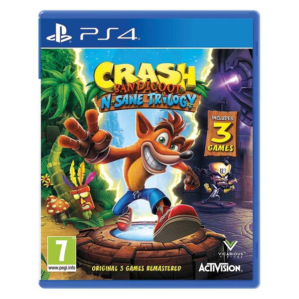Crash Bandicoot N.Sane Trilogy [PS4] - BAZÁR (Használt termék)