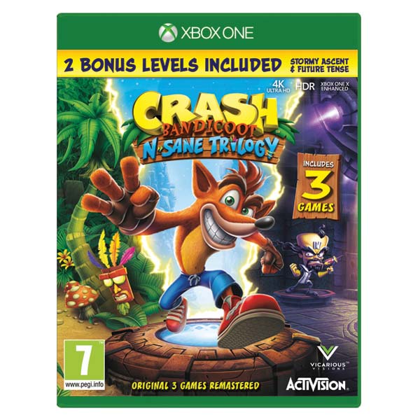 Crash Bandicoot N.Sane Trilogy [XBOX ONE] - BAZÁR (használt)