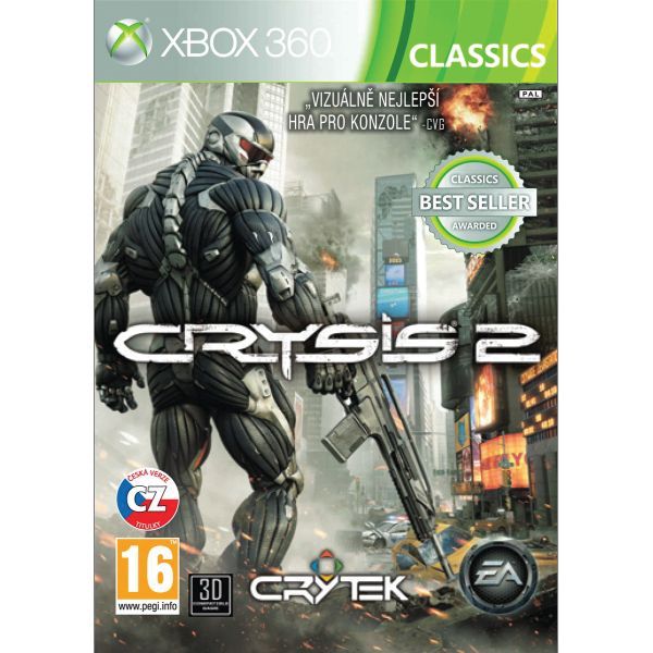 Crysis 2 CZ- XBOX360 - BAZÁR (Használt áru)