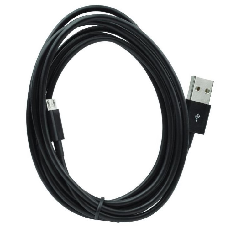 Adatkábel mobilokhoz és tablethez USB C konnektorral - hossz 3 m, Black