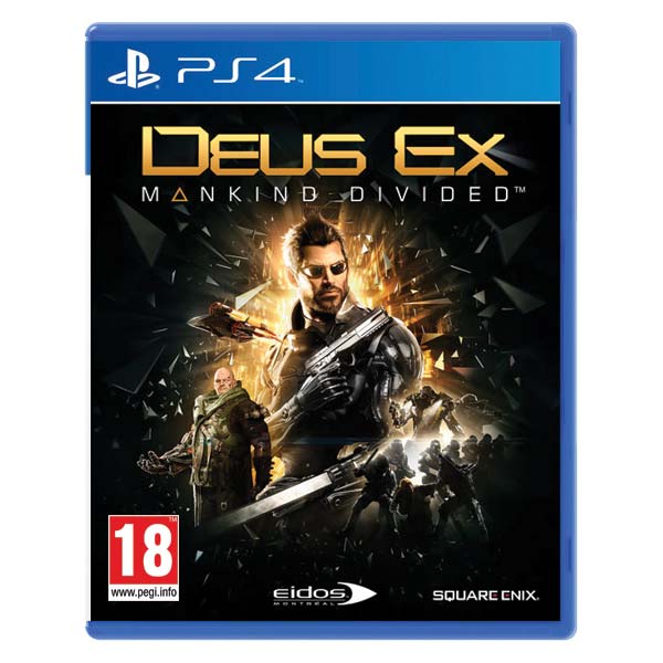 Deus Ex: Mankind Divided [PS4] - BAZÁR (használt termék)