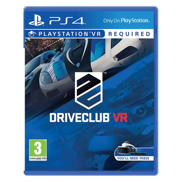 DRIVECLUB VR [PS4] - BAZÁR (használt termék)