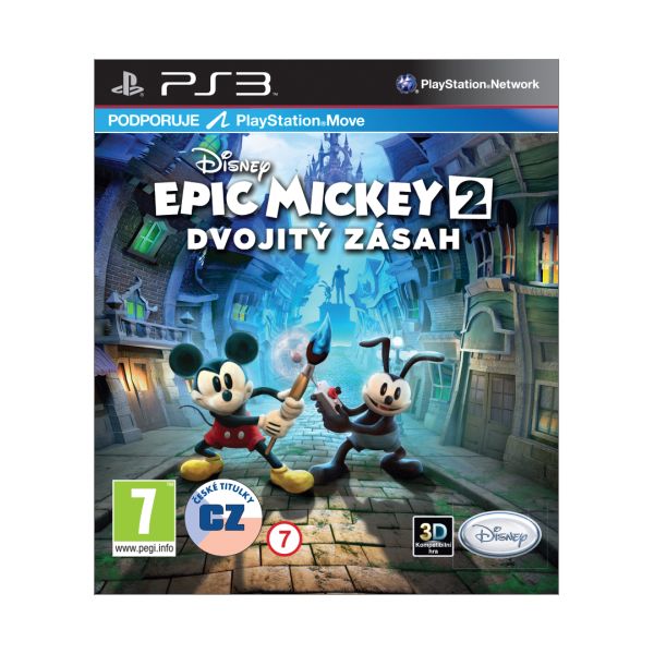 Epic Mickey 2: Dvojitý zásah CZ [PS3] - BAZÁR (Használt áru)