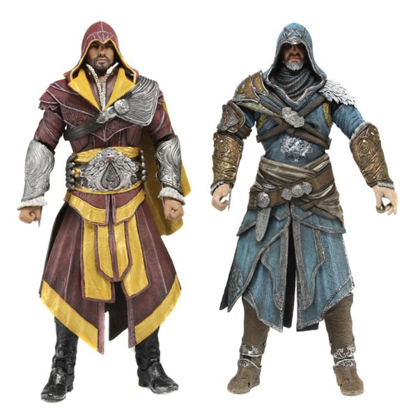 Ezio: Florentine Scarlet Assassin (Assassin’s Creed: Brotherhood) + Ezio: Caspian Teal Assassin (Assassin’s Creed: Revel