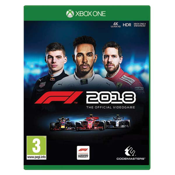 F1 2018: The Official Videogame  [XBOX ONE] - BAZÁR (használt termék)