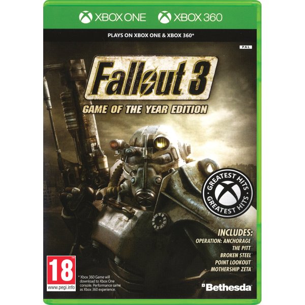 Fallout 3 (Game of the Year Edition) [XBOX 360] - BAZÁR (használt termék)