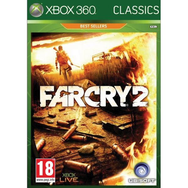 Far Cry 2- XBOX 360- BAZÁR (használt termék)