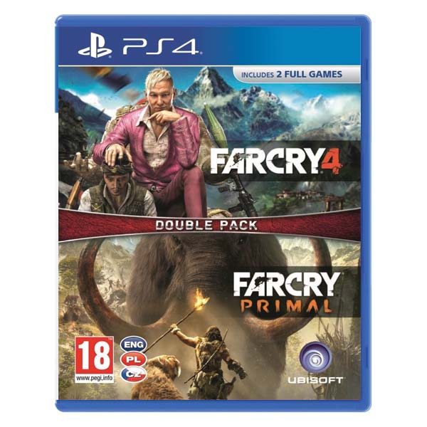 Far Cry 4 + Far Cry: Primal (Double Pack) [PS4] - BAZÁR (használt termék)