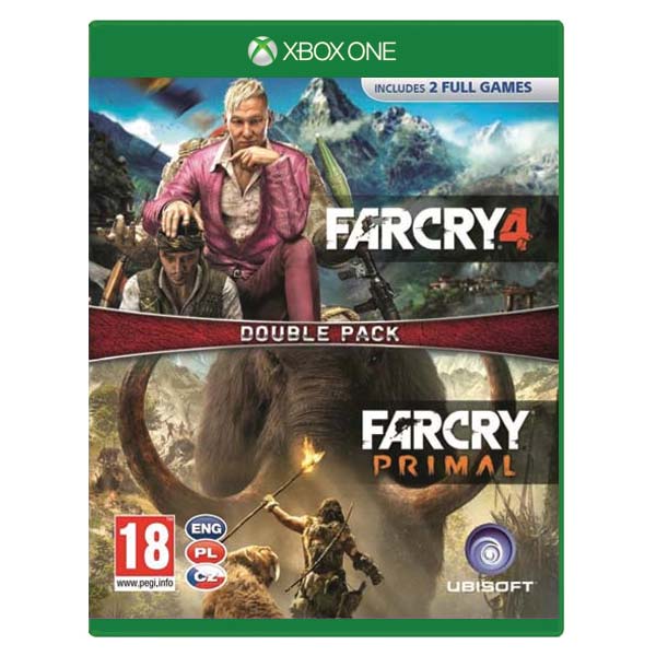 Far Cry 4 + Far Cry: Primal CZ (Double Pack) [XBOX ONE] - BAZÁR (Használt termék)