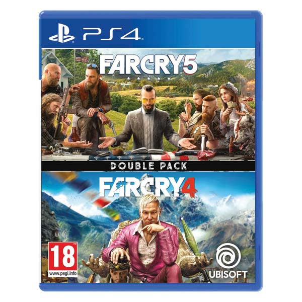Far Cry 5 & Far Cry 4 (Double Pack) [PS4] - BAZÁR (használt termék)