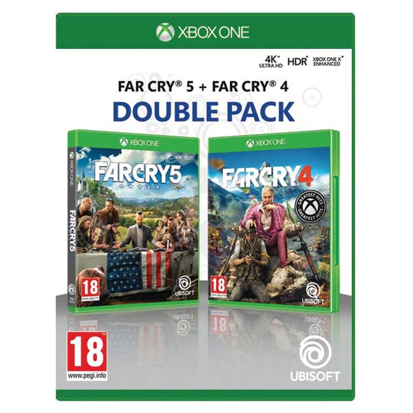 Far Cry 5 & Far Cry 4 (Double Pack) [XBOX ONE] - BAZÁR (használt termék)