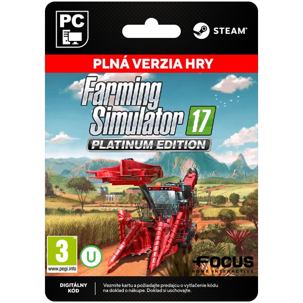 Farming Simulator 17 (Platinum Kiadás - Expansion) [Steam]
