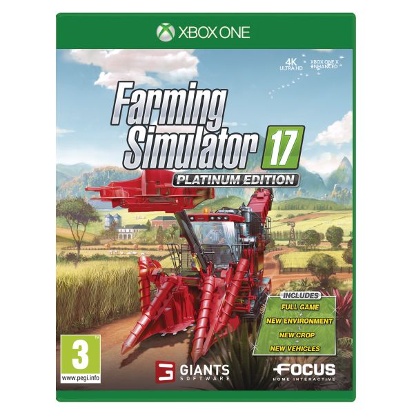 Farming Simulator 17 (Platinum Kiadás) [XBOX ONE] - BAZÁR (Használt termék)
