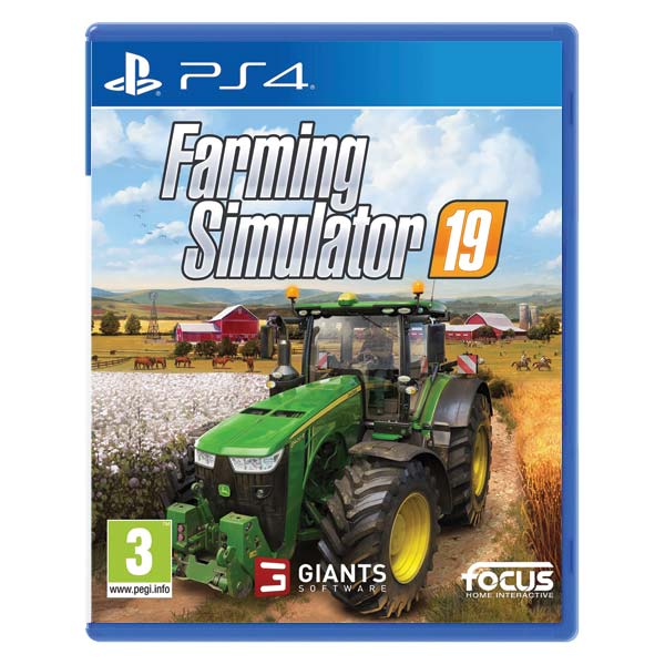 Farming Simulator 19 CZ [PS4] - BAZÁR (használt termék)