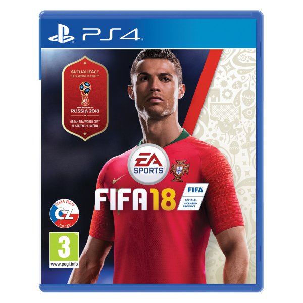 FIFA 18 CZ [PS4] - BAZÁR (Használt termék)