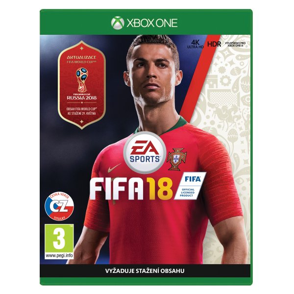 FIFA 18 CZ [XBOX ONE] - BAZÁR (Használt termék)