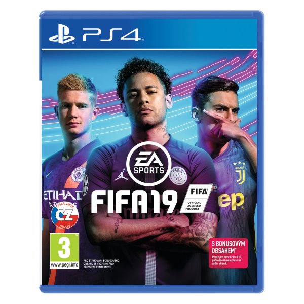 FIFA 19 CZ [PS4] - BAZÁR (használt)