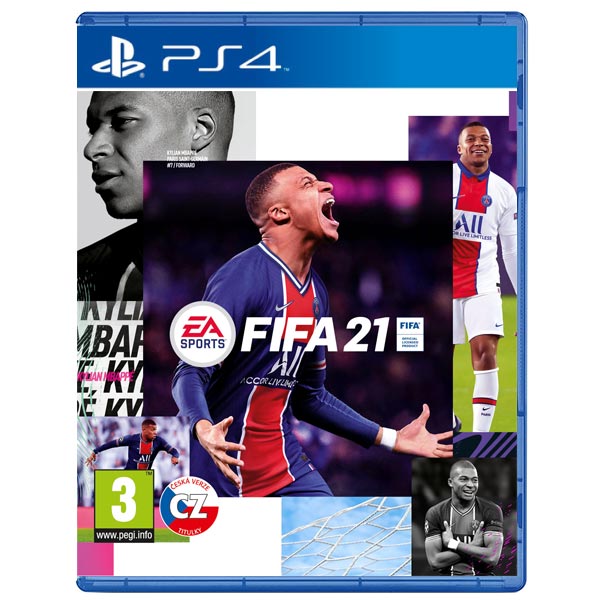 FIFA 21 CZ [PS4] - BAZÁR (használt termék)