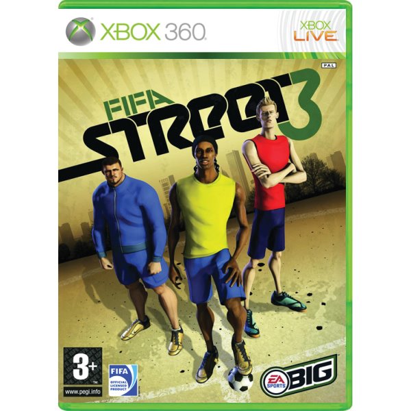 FIFA Street 3- XBOX 360- BAZÁR (használt termék)