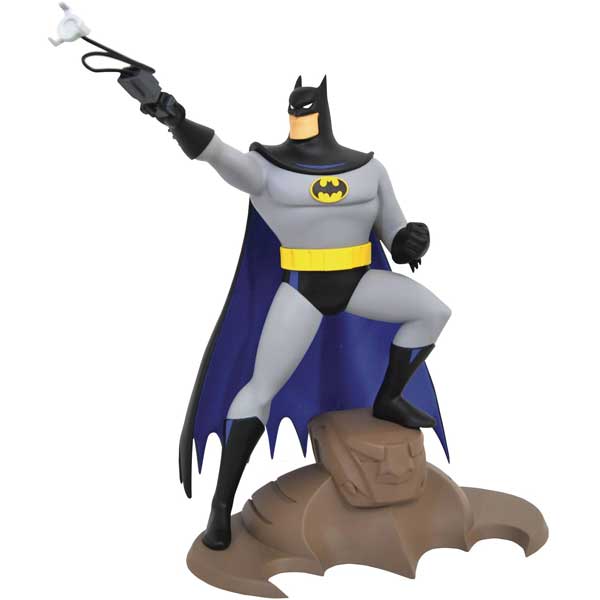 Figura DC Comic Gallery Batman The Animated Series: Grappling Gun Batman PVC Diorama