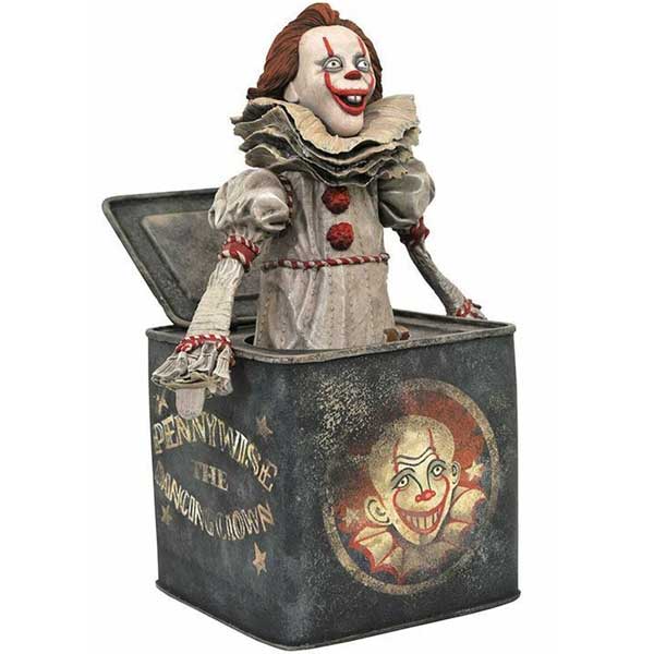 Figura Pennywise In the Box Gallery Diorama (IT)