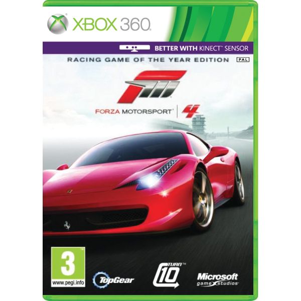 Forza Motorsport 4 CZ (Racing Game of the Year Edition) [XBOX 360] - BAZÁR (használt termék)