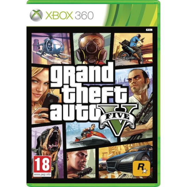 Grand Theft Auto 5- XBOX 360- BAZÁR (használt termék)