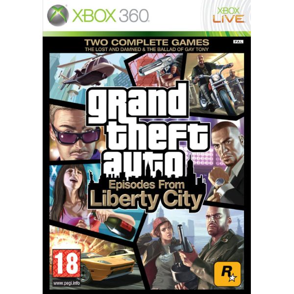 Grand Theft Auto: Episodes from Liberty City XBOX 360 - BAZÁR (használt termék) Grand Theft Auto: Episodes from Liberty City XBOX 360 - BAZÁR (használt termék)