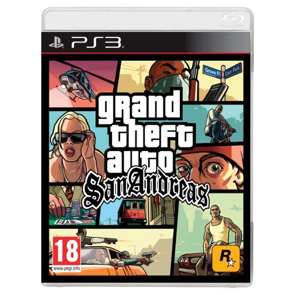 Grand Theft Auto: San Andreas [PS3] - BAZÁR (használt termék)