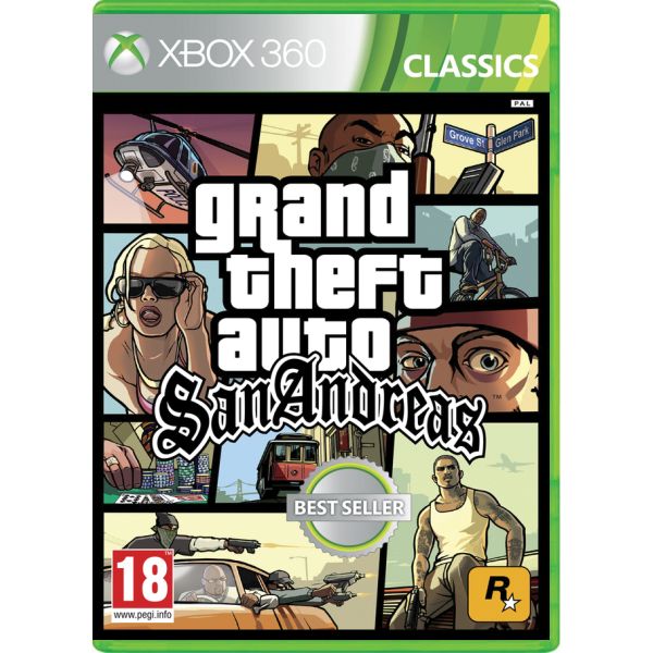 Grand Theft Auto: San Andreas [XBOX 360] - BAZÁR (használt termék)