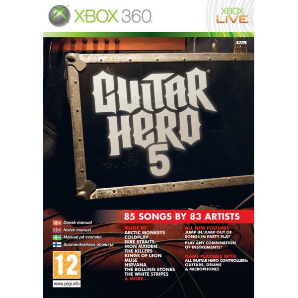 Guitar Hero 5 [XBOX 360] - BAZÁR (Használt áru)