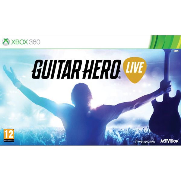 Guitar Hero Live + gitár [XBOX 360] - BAZÁR (használt termék)