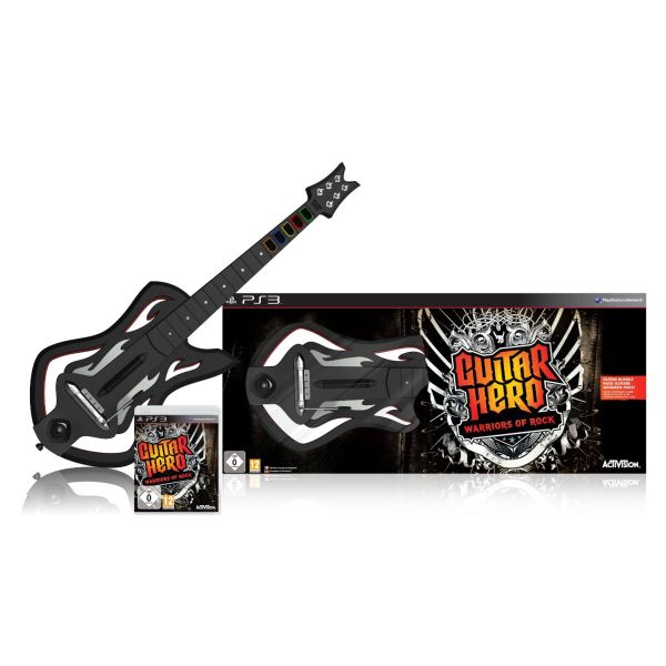 Guitar Hero: Warriors of Rock + gitár [PS3] - BAZÁR (használt termék)