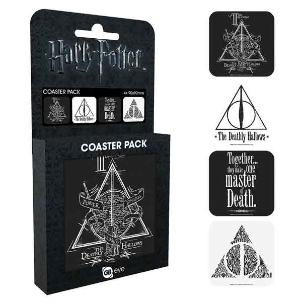 Harry Potter Deathly poháralátét (4-Pack)